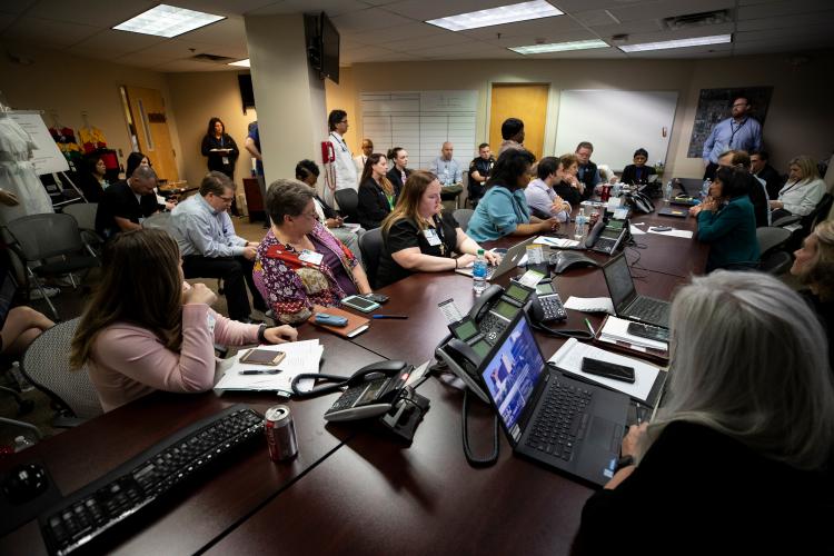 JPS Health Network Command Center.