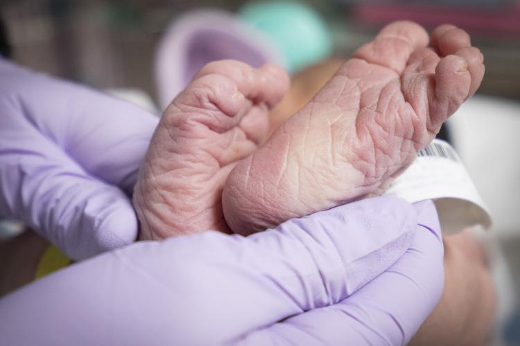 A baby in the JPS Health Network NICU in Fort Worth, Texas