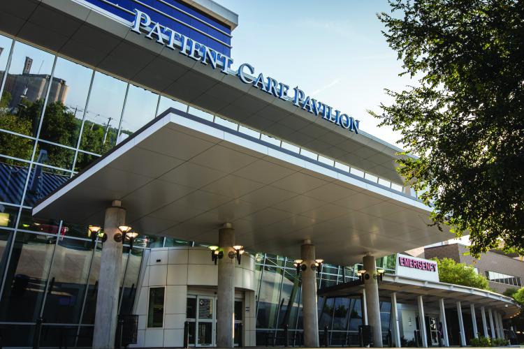 The Patient Care Pavilion at JPS