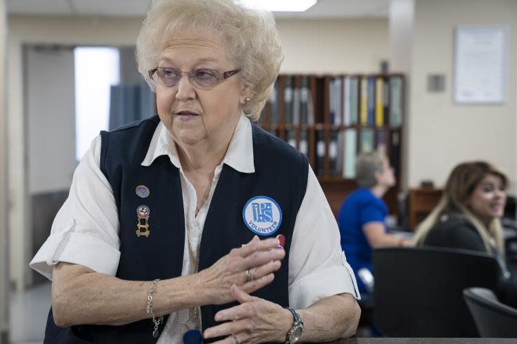 JPS Health Network volunteer Gayle Carr