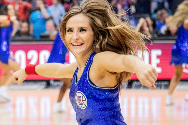 Hannah Fozkos, Photo courtesy of the Los Angeles Clippers.