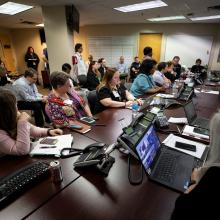 JPS Health Network Command Center.