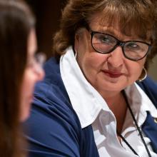 Wanda Peebles, Executive VP Acute Care and Chief Nursing Officer at JPS Health Network, is no stranger to helping lead people through tough situations.