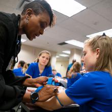 RNs in the Nurse Residency Program at JPS Health Network learn the finer points of their trade.