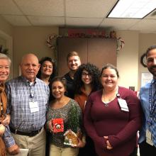 Gregory Massey, second from left, with his colleagues from the JPS Health Network Pharmacy.