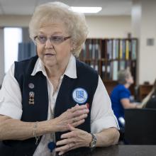 JPS Health Network volunteer Gayle Carr