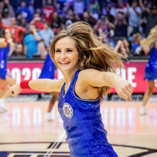 Hannah Fozkos, Photo courtesy of the Los Angeles Clippers.