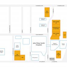 Phase I plans for JPS Health Network Bond Program construction.